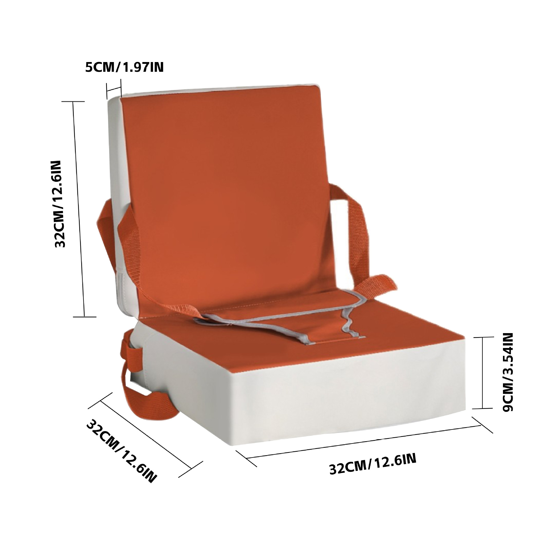 Cross-Border Selection of Baby Leather Booster Seat, Portable Seat for Children over 6 Months, Can Be Used as a Step Stool for Children to Wash Their Face