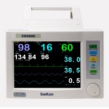 Maibang Optoelectronics Cd2000 Intensive Care Monitor Multi-Channel Waveform Intelligent Sound and Light Alarm Automatic Gain Power-Off Storage