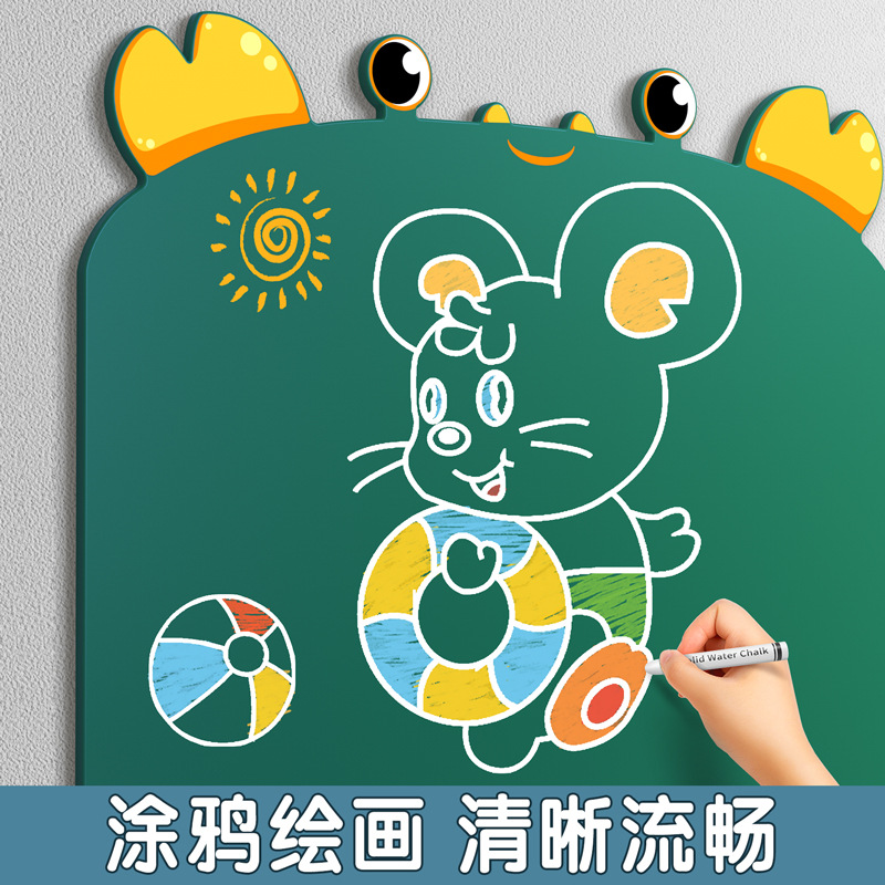 Amazon Blackboard Wall Stickers Can Be Removed Without Damaging the Wall Drawing Board Self-Adhesive Painting Creative Magnetic Drawing Board in Stock