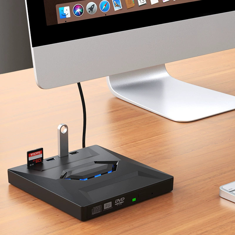 External Optical Drive Typc-C Usb3.0 External Dvd Burner Mobile Five-In-One Multi-Function Laptop