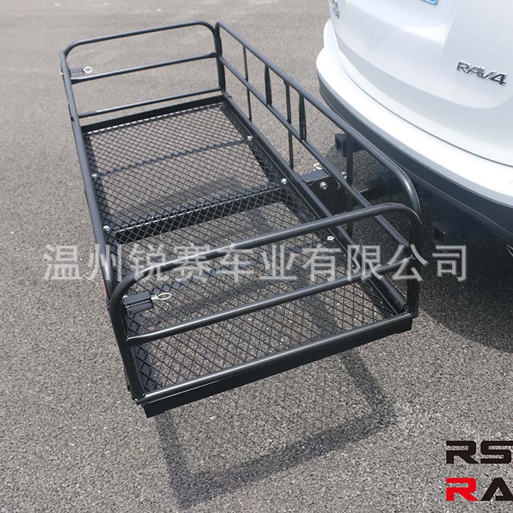 Suv Car Luggage Frame Suv Rear Tail Luggage Frame Mesh Car Luggage Rack Iron Rear Drag Bucket Rear Carrier