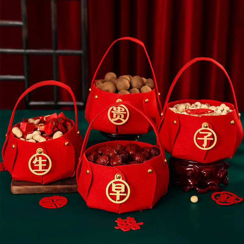 Шаблон для портативной корзины для новорожденных, украшения для кровати, продукты для свадебного декора, комбинация сухофруктов