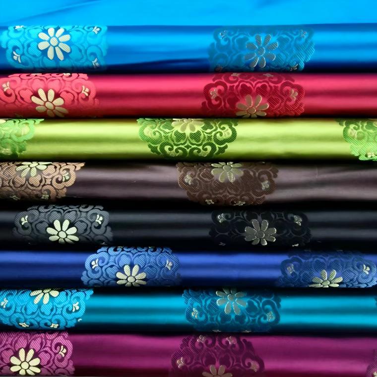 Новая китайская жаккардовая жилетка с цветами для детей, тибетская мантия, этническая ткань с высоким плотностью