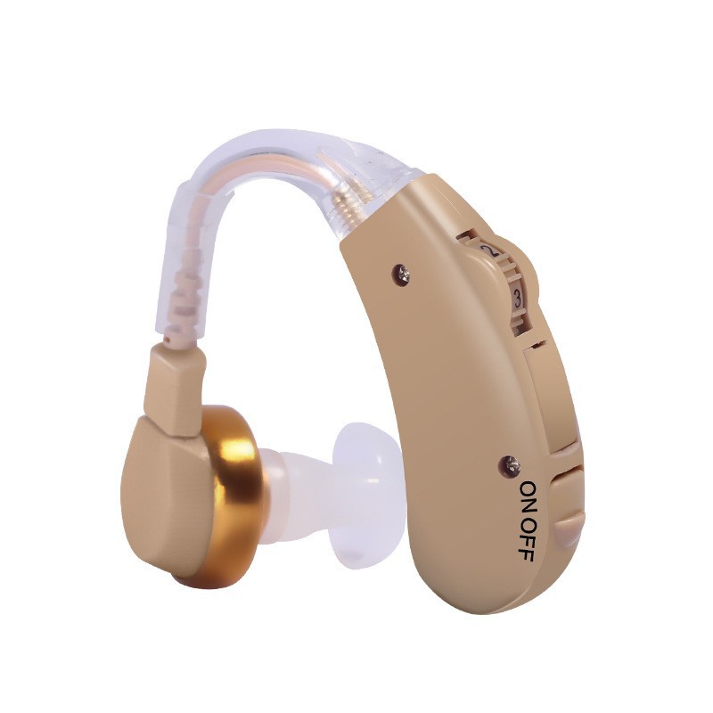 Hearing Aid Behind-The-Ear Noise Reduction Sound Amplifier USB Rechargeable Ear-Hanging English Cross-Border Foreign Trade Wholesale