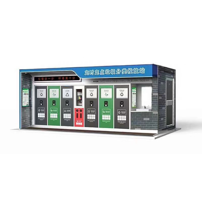 Mobile Steel Structure Outdoor Intelligent Garbage Sorting Room Sanitation Garbage Collection Station Park Street Community Garbage Room
