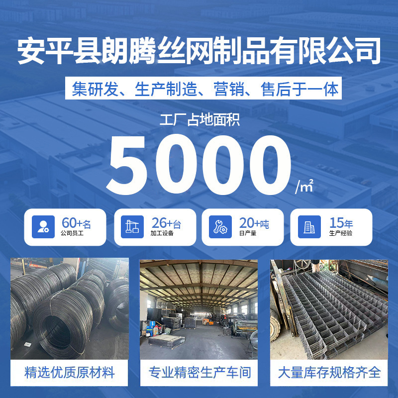 Building Steel Mesh Cement Anti-Crack Mesh Undertakes Engineering Construction Mesh Sheet Ground Reinforcement Anti-Crack Steel Wire Mesh