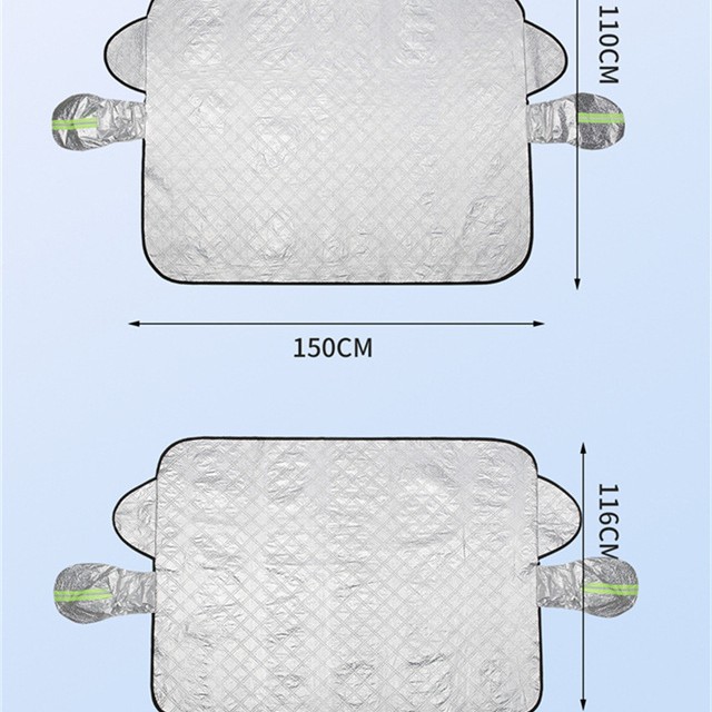 Snow Shield Car Snow Shield Front Glass Cover Anti-Frost Anti-Ice Cover Car Cover Half Cover Magnetic Universal Thickened Full Cover