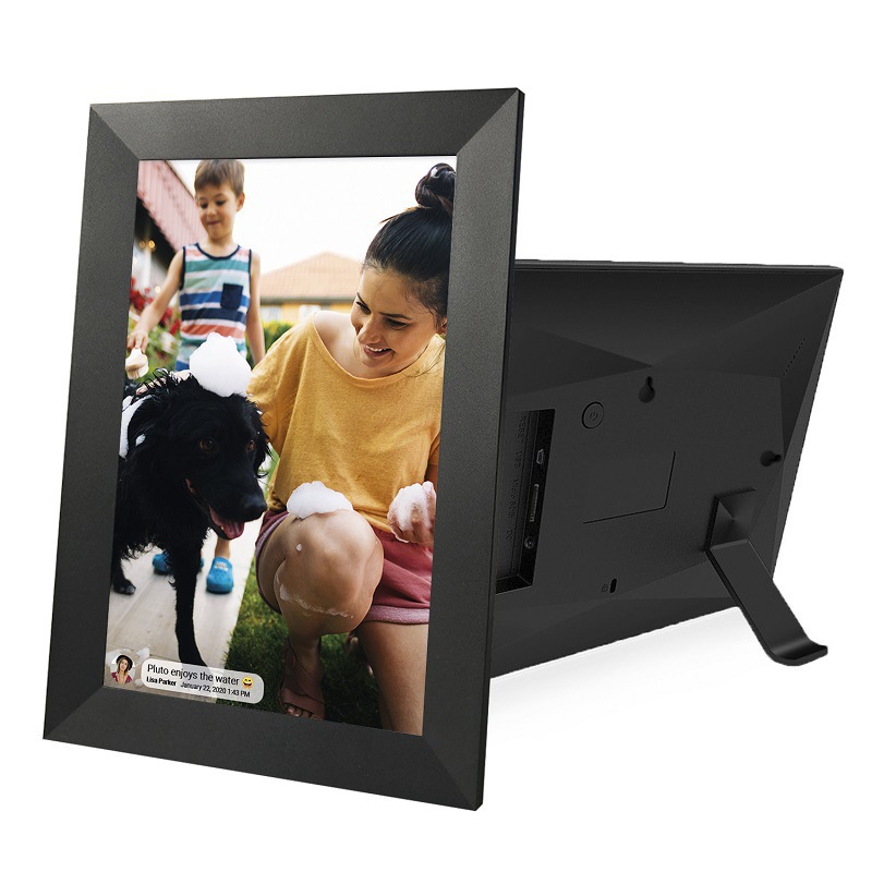 10.1inch Frameo Mobile App Interactive Touch Ips Digital Photo Album Wifi Smart Cloud Photo Frame Cross-Border Hot Selling