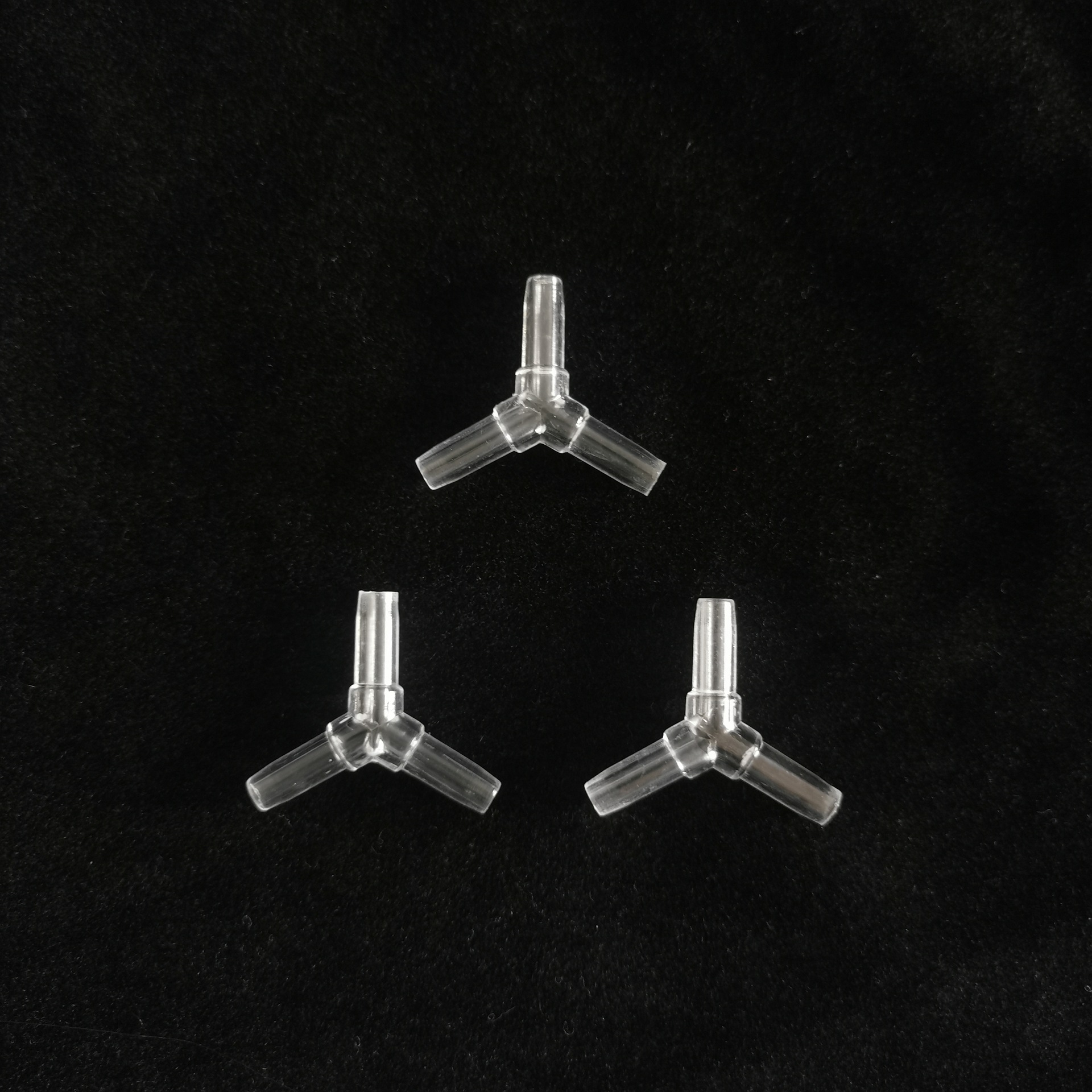 Fish tank oxygen pump oxygen pump accessories shunt 4mm three-way/four-way straight-through right-angle accessories aquarium supplies