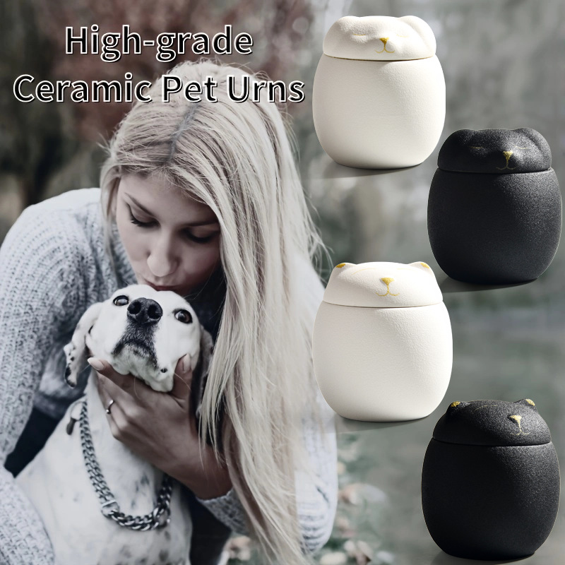 RTS Tree of Life Cats and Dogs cremation ashes ceramic storage altar mail order packaging pet urns love commemorative jar