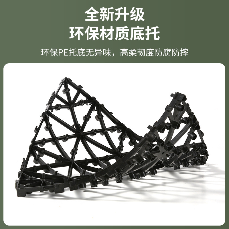 Outdoor anti-corrosion wood floor terrace courtyard garden splicing floor balcony outdoor waterproof carbonized camphor pine floor