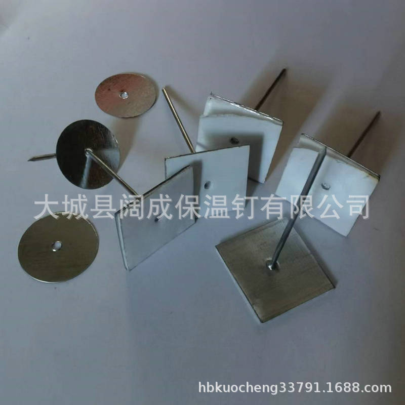 Self-Adhesive Insulation Nails for Central Air Conditioning Exterior Wall Insulation, Round Head Nails, Manufacturer of Marine Fixing Nails, Custom Aluminum Nails for Hanging Nets