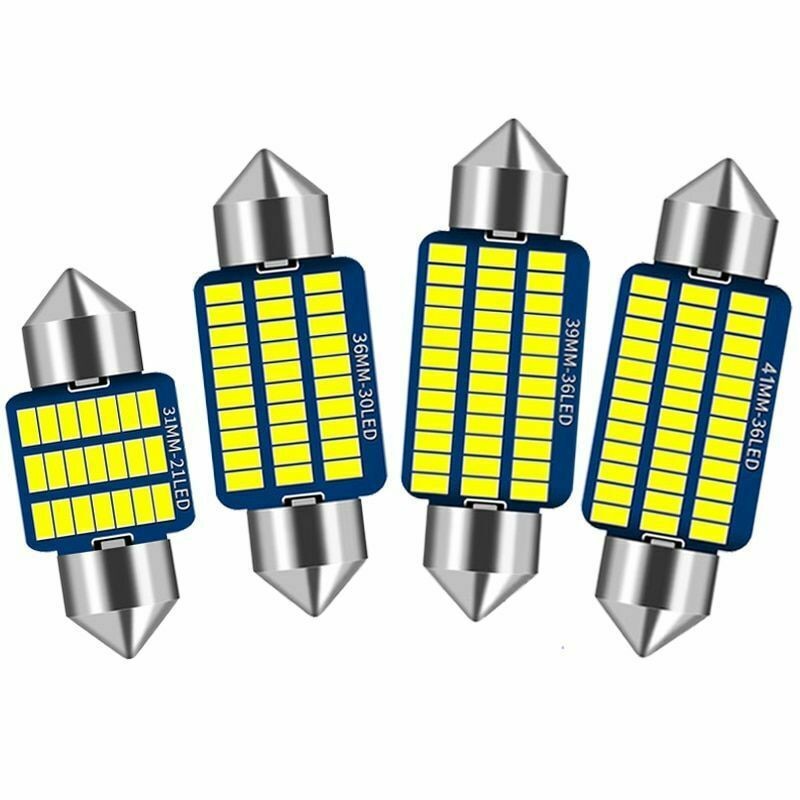 Double Tip Led Reading Light 39/42mm 3014 36Smd Car Roof Light Tail Box Light Car Compartment Light