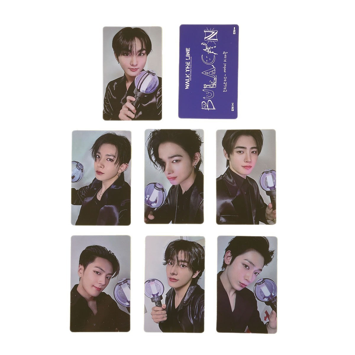 Enhypen Lee Seung-Hyun Park Jung-Hyun Park Jung-Hyun Christmas Song Card Seoul World Tour Small Card