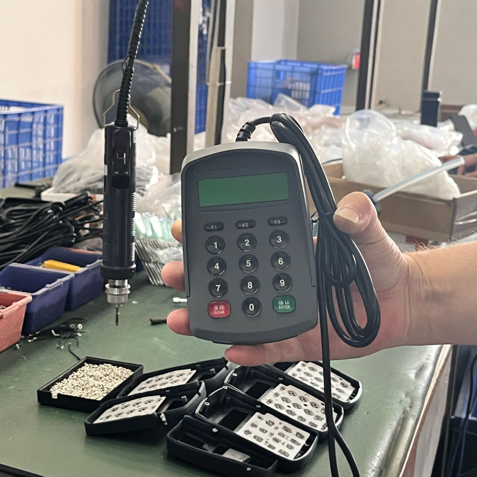 Serial Communication Industrial Keypad Car Bus Price Change Industrial Console Automated Human-Machine Interface Keypad