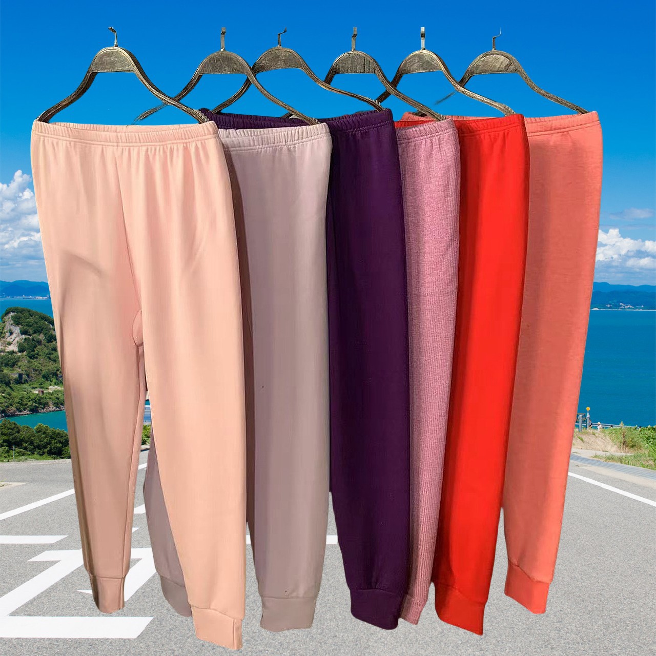 Autumn and Winter Women's Thickened Velvet Autumn Trousers Women's Loose Large Size Underwear for Middle-Aged and Elderly Brushed Versatile