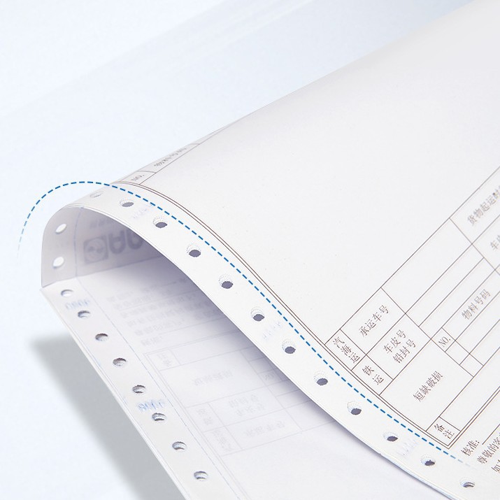 Carbonless Paper, Dot Matrix Printing Paper, Computer Printing Paper, Smooth and Flat, Two-Part and Four-Part Printing, Smooth High-Definition Printing