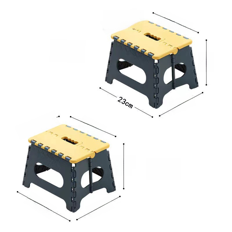 Thickened Portable Stool High Quality Portable Folding Stool Household Children Stool Outdoor Low Stool Plastic Shoe Changing Small Stool Wholesale