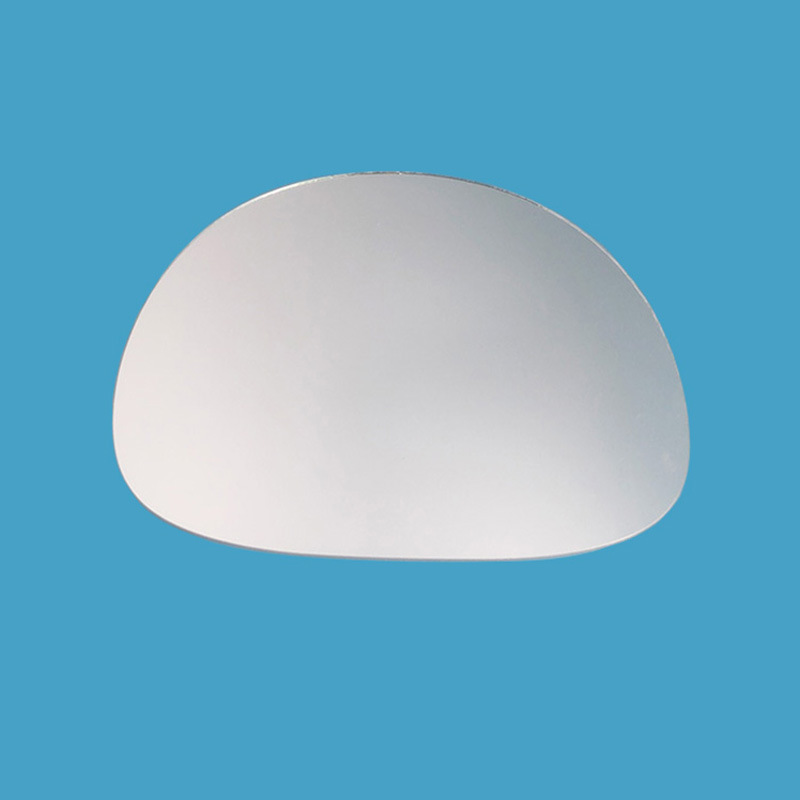 Glass Lens Led Makeup Mirror Acrylic Sandblasted Dressing Table Lamp Mirror Round Square