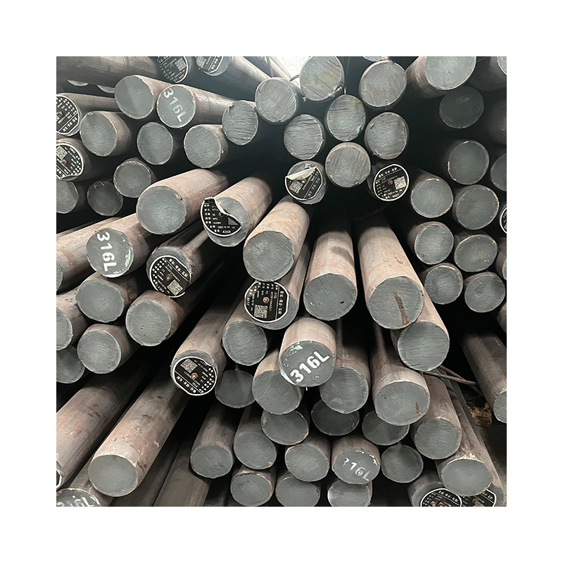 316L Stainless Steel Round Steel Black Rod Stainless Steel Round Rod Can Be Cut 2205 Stainless Steel Light Element Cutting Solid Rod
