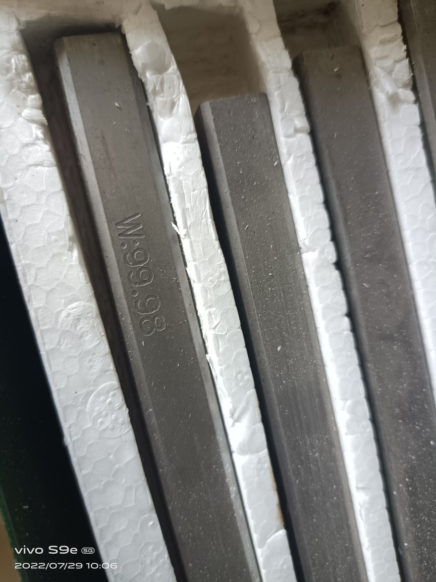 Вольфрамовые прутки на продажу, высокое содержание вольфрама