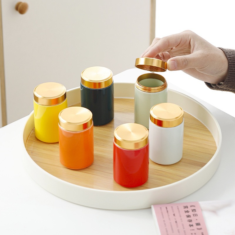 Керамические чайные банки большого и малого размера с герметичной крышкой для хранения чая Дендробиум Оффицинале Панакс Нотогинсенг подарочные наборы на праздник Срединной осени