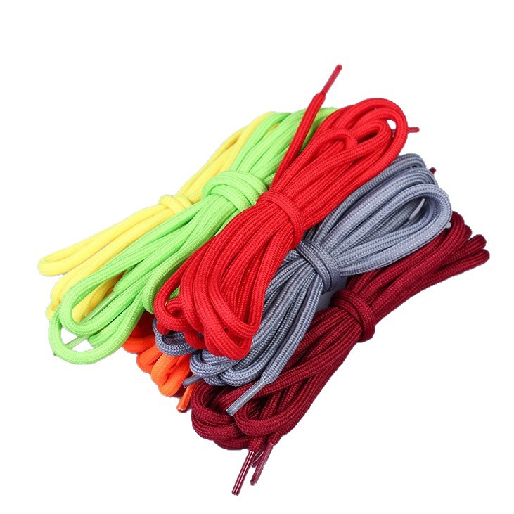 In-Stock Round Shoelaces 5mm Shoelace Rope Encrypted Round Shoelaces Pants Rope Drawstring Lanyard Casual White Black Sports Shoelaces