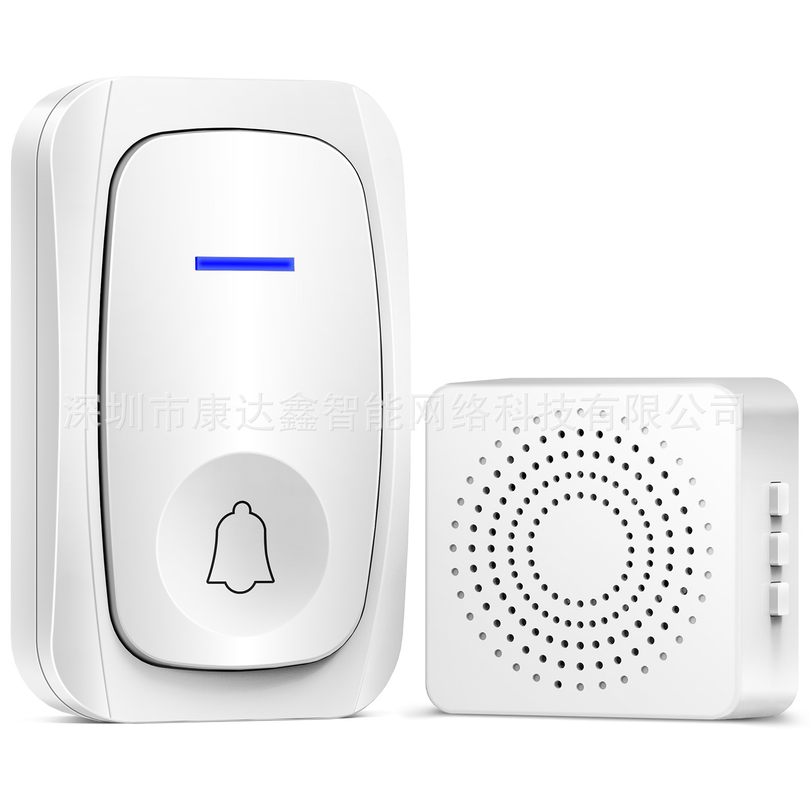 Wireless Doorbell for Home Use, Smart Remote Control, USB Powered, 38 Adjustable Music Ringtones, Call Reminder, Smart Doorbell