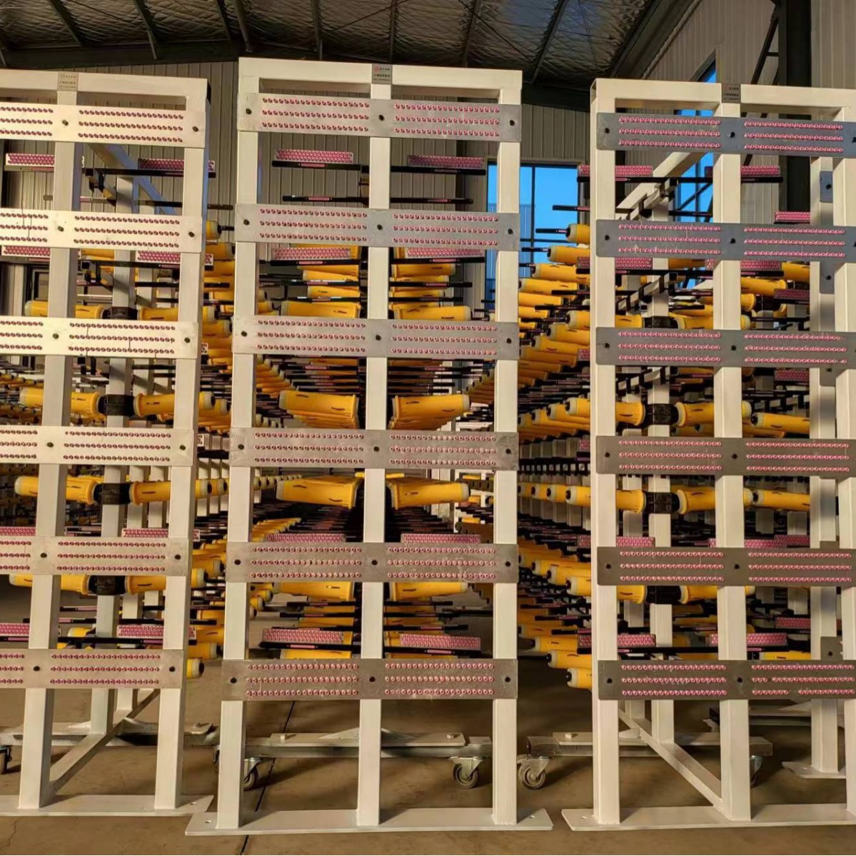 Curtain Cloth Tension Gauze Rack, Large Tension Gauze Rack, Chemical Slender Silk Industrial Cloth Loom Tube Rack, Tension Gauze Rack