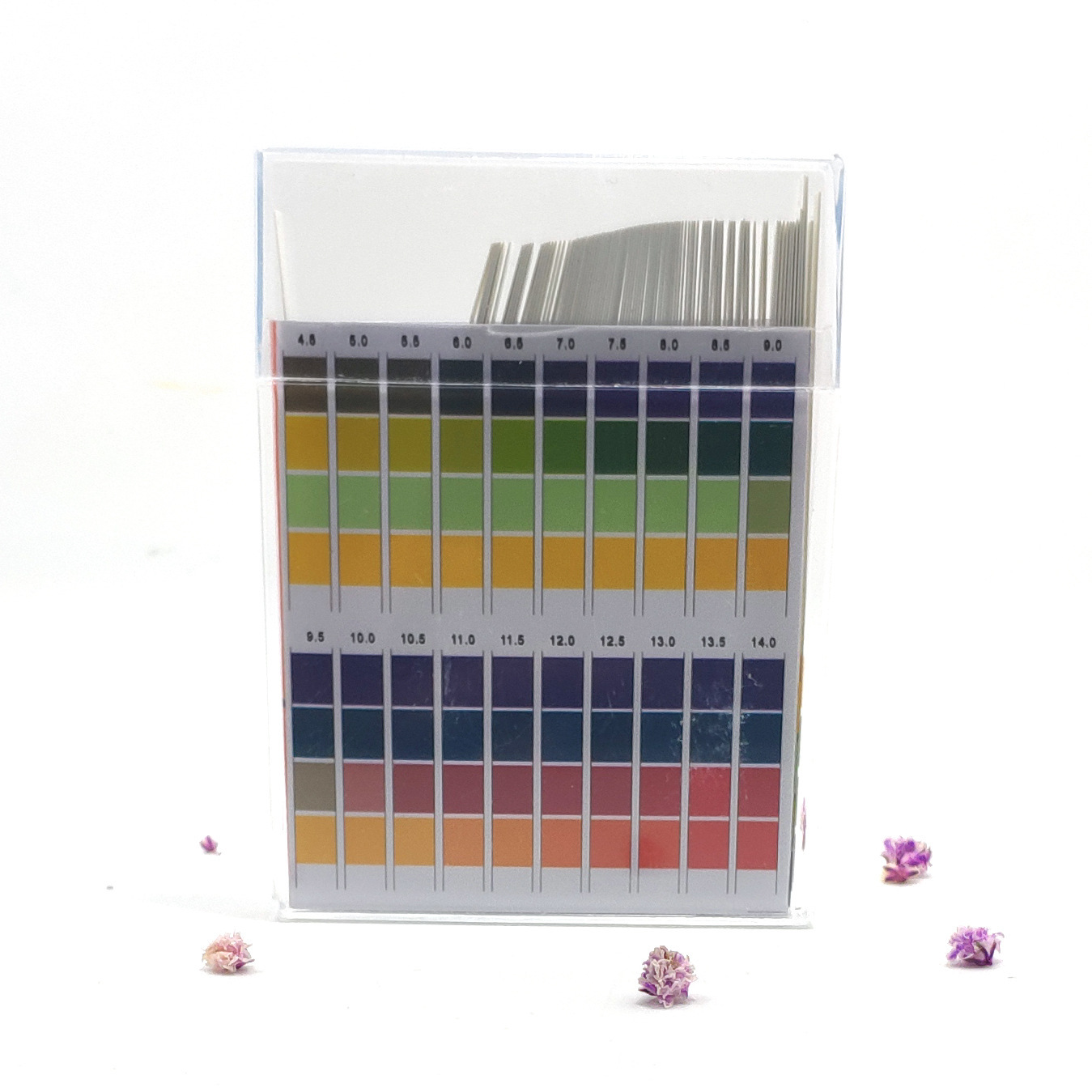 Exported Df New Version of Four-Color Ph Acid and Alkali Test Paper for 0-14 Level 0.5 Scientific Laboratory Test Paper