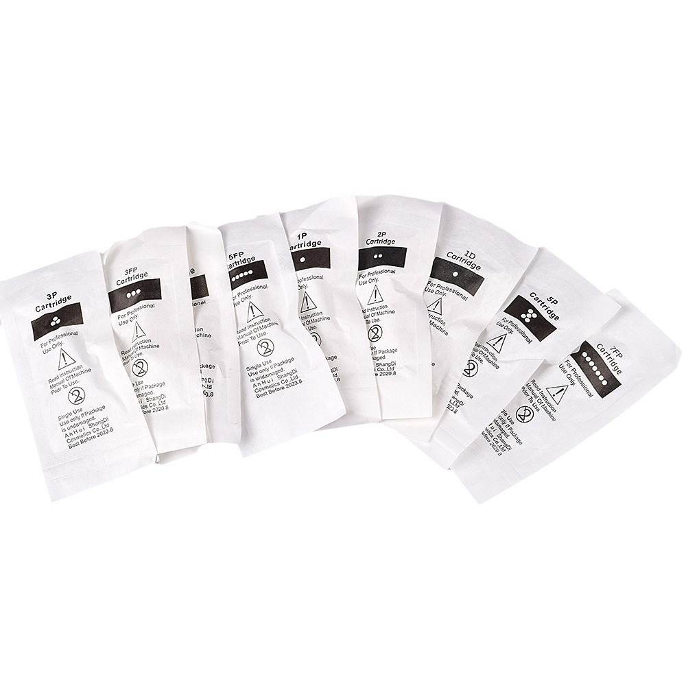 Factory Direct Sales of Tattoo Embroidery All-In-One Snap-On Needles, Exclusively for Foreign Trade, Integrated Snap-On Needles for Eyebrow Tattooing