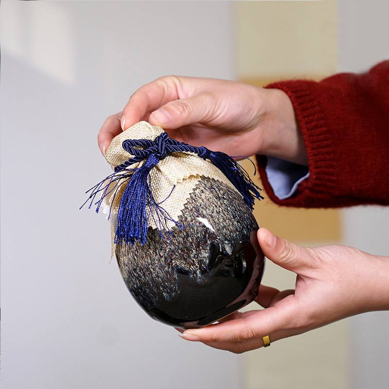 Yixing Chengtian ceramic wine jar wine bottle wholesale one Jin wine jar vintage empty wine bottle bulk wine packaging pottery jar