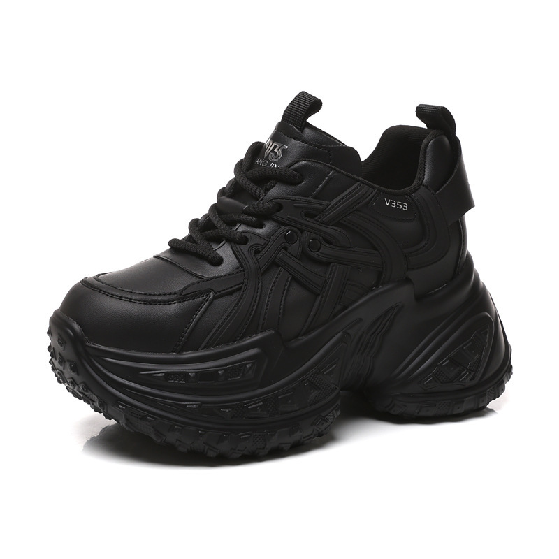 Sjn9131-81 Inner Heightening Thick-Soled Popular Dad Shoes for Women 2024 Autum New Fashion Versatile Casual Shoes