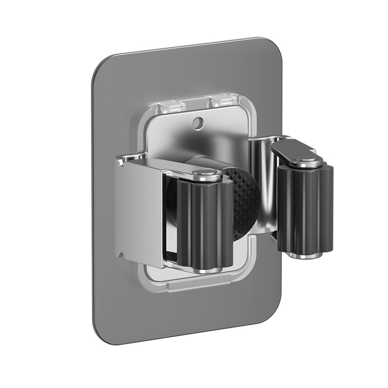 Mop Rack Punch-Free Mop Clip Mop Hook Bathroom Hanger Artifact Powerful Wall-Mounted Storage Kitchen Adhesive