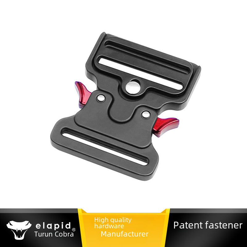 50mm Cobra Zinc Alloy Buckle, Military-Grade Durable and Wear-Resistant Men's Tactical Belt Quick-Release Buckle