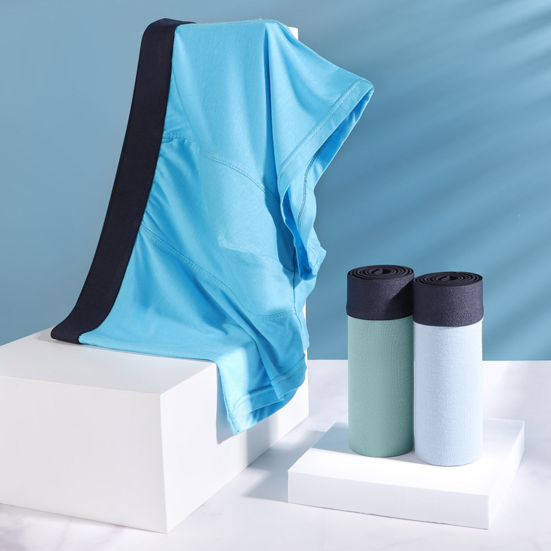 Комфортные однотонные дышащие боксеры средней посадки, боксеры для мальчиков, поддержка кросс-бордерного дропшиппинга, прямая продажа с фабрики