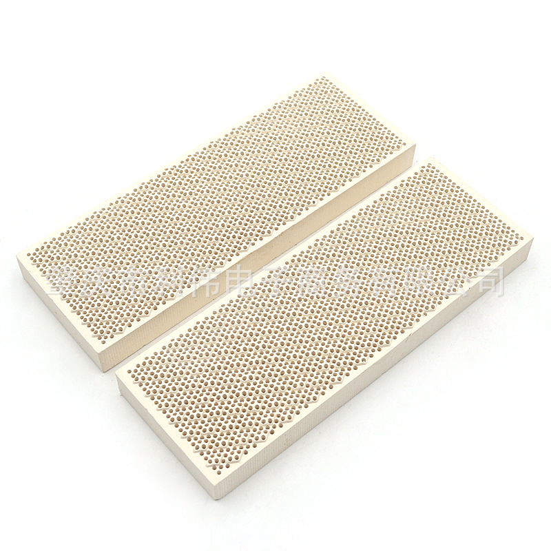 Gas burner head ceramic piece infrared honeycomb ceramic plate burner ceramic piece high temperature resistant honeycomb brick Cordierite