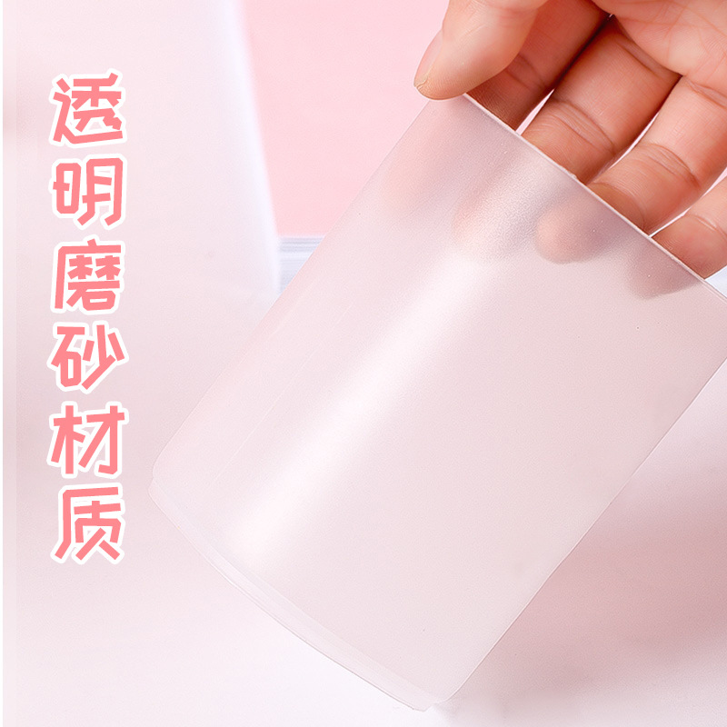 Desktop Transparent Round Pen Holder Wholesale Plastic Storage Stationery Box Multi-kinetic Pen Holder Student Pen Holder Storage Holder