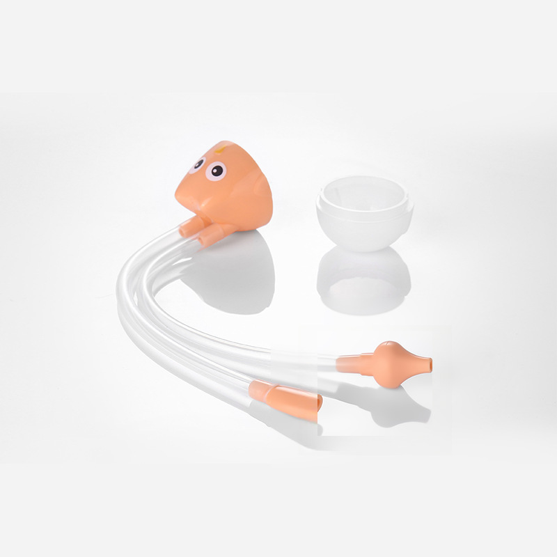 New Cartoon Baby Oral Suction Nasal Aspirator Baby Snot Cleaner Newborn Anti-Reflux Catheter Nasal Aspirator