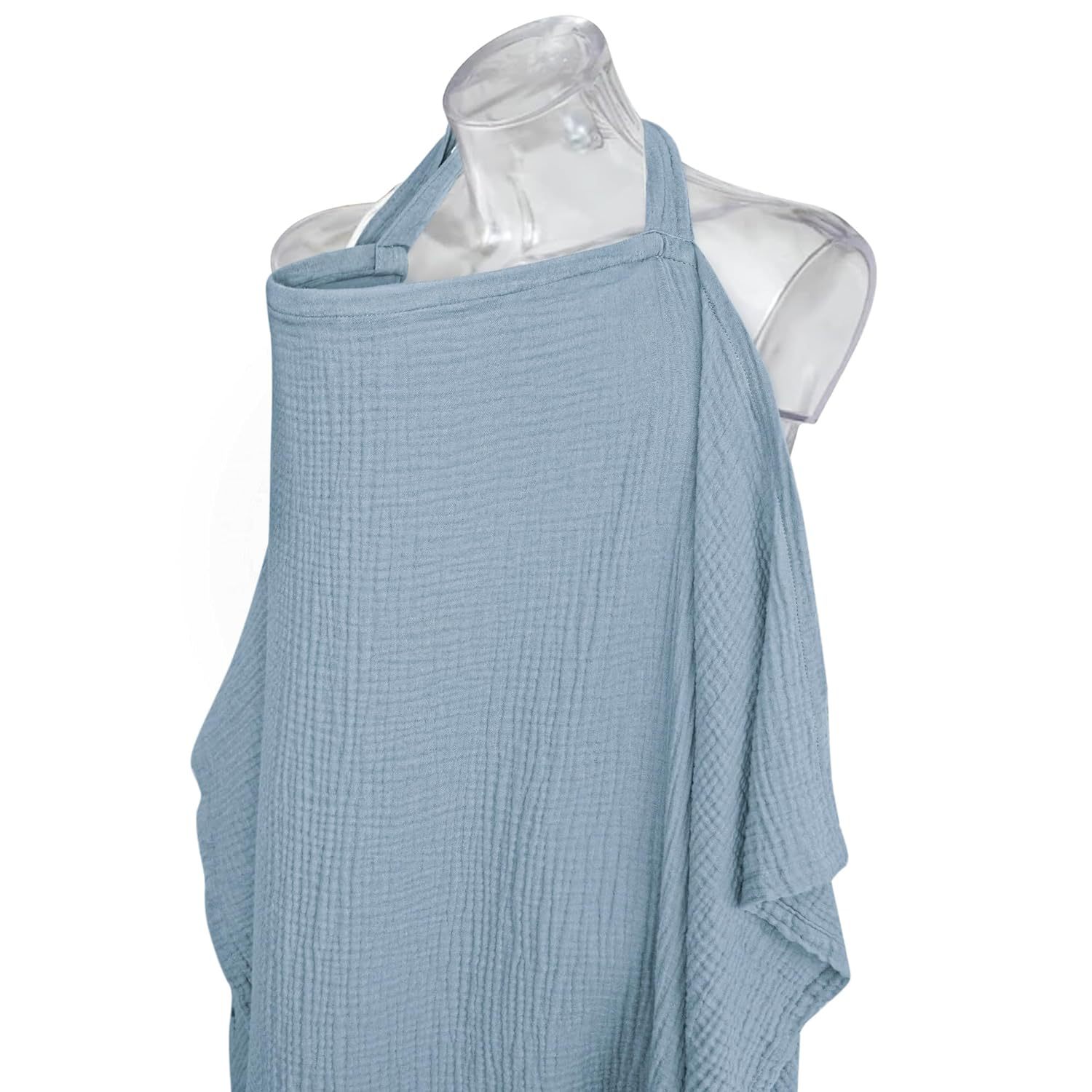Cross-border Breathable Cotton Yarn Breast-covering Towel Anti-shading Cloth Adjustable Breastfeeding Towel