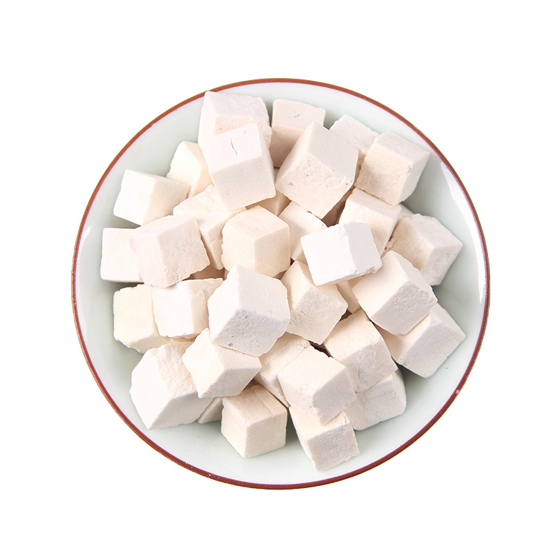 New Arrival Poria Cocos Center Diced Chinese Medicinal Materials Wholesale Bulk White Poria Cocos Cubes Poria Cocos Diced Poria Cocos Crushed Wholesale Factory Direct Sales
