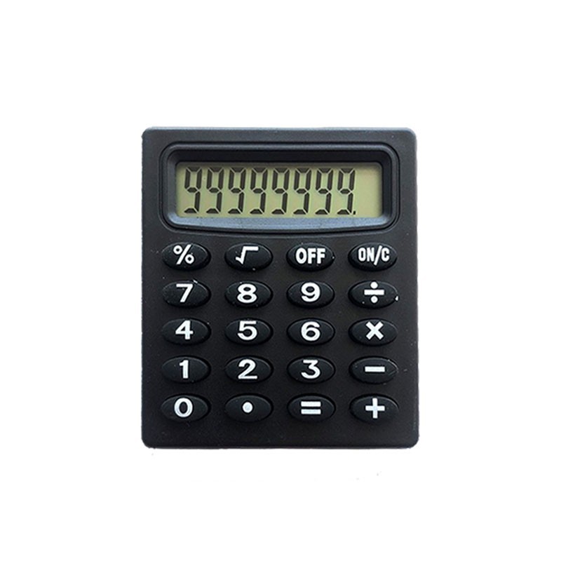 Small Square Mini Calculator Student Stationery Arithmetic Calculator Pocket 8-Bit Calculator