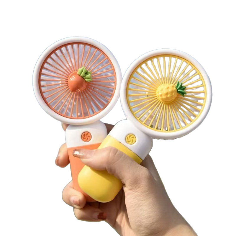 2025 New Handheld Small Fan Student Gift Cartoon Cute Portable Desktop Mini USB Charging Fan