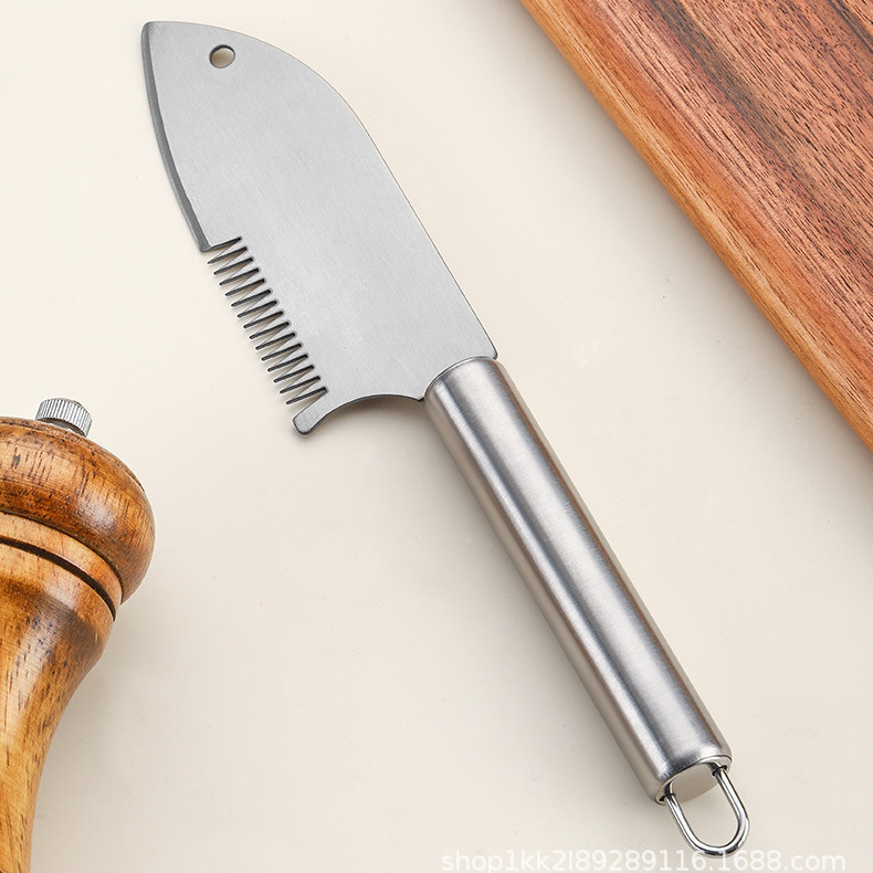 Stainless Steel Onion Cutter, Onion Knife, Shredding Tool, Onion Shredding Knife, Multifunctional Scraper, Kitchen Gadget