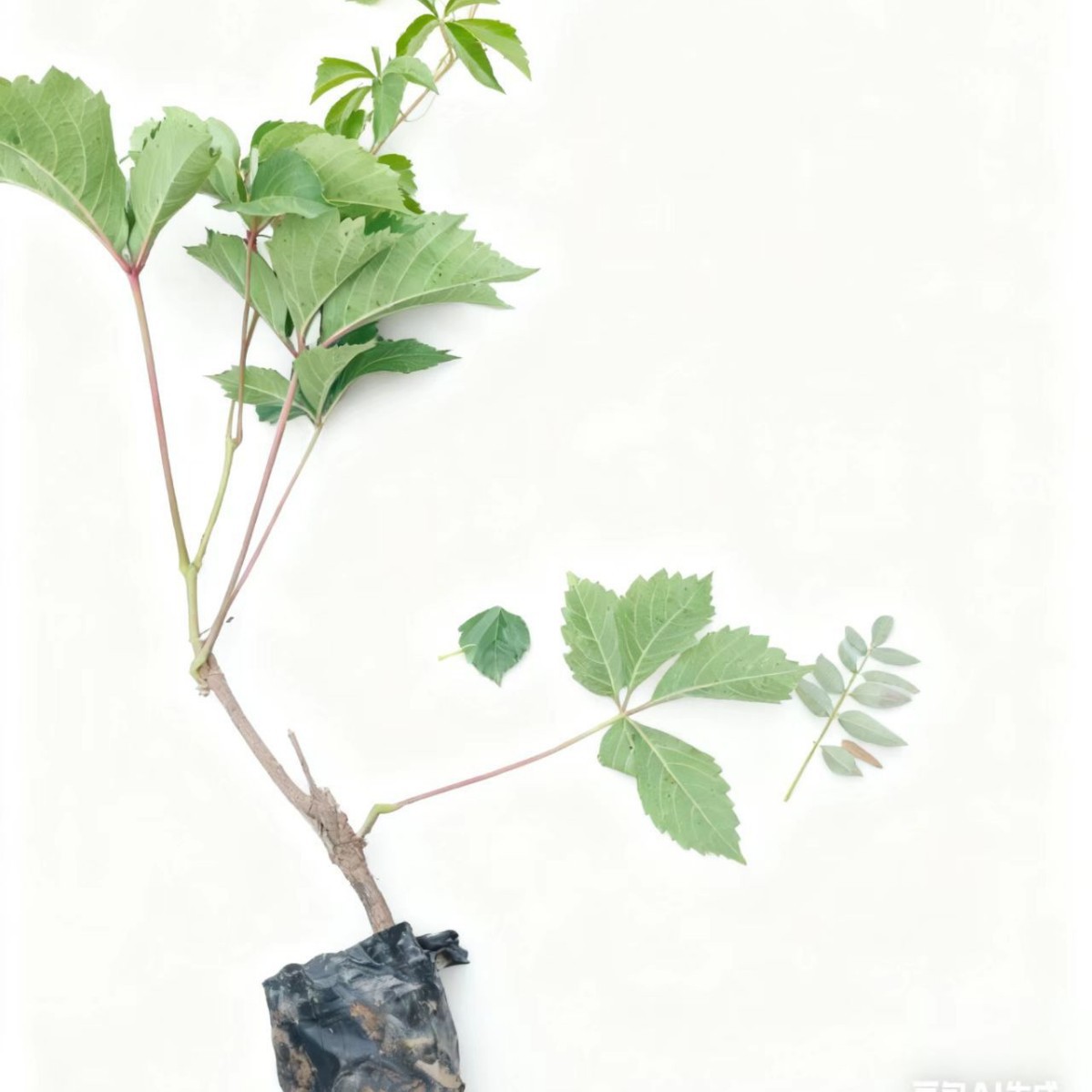 Five-Leaf Creeper Base Climbing Vine Wholesale Price in Xi'An, Slope Protection Climbing Vine, Climbing Creeper