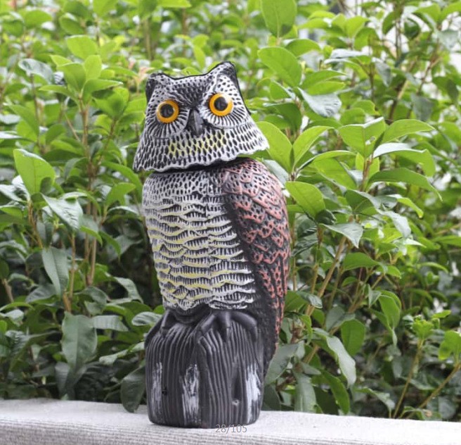 Popular Recommendation: Simulated Cross-Border Shaking Owl Living Room Plastic Crafts Garden Outdoor Bird and Mouse Repellent Ornaments