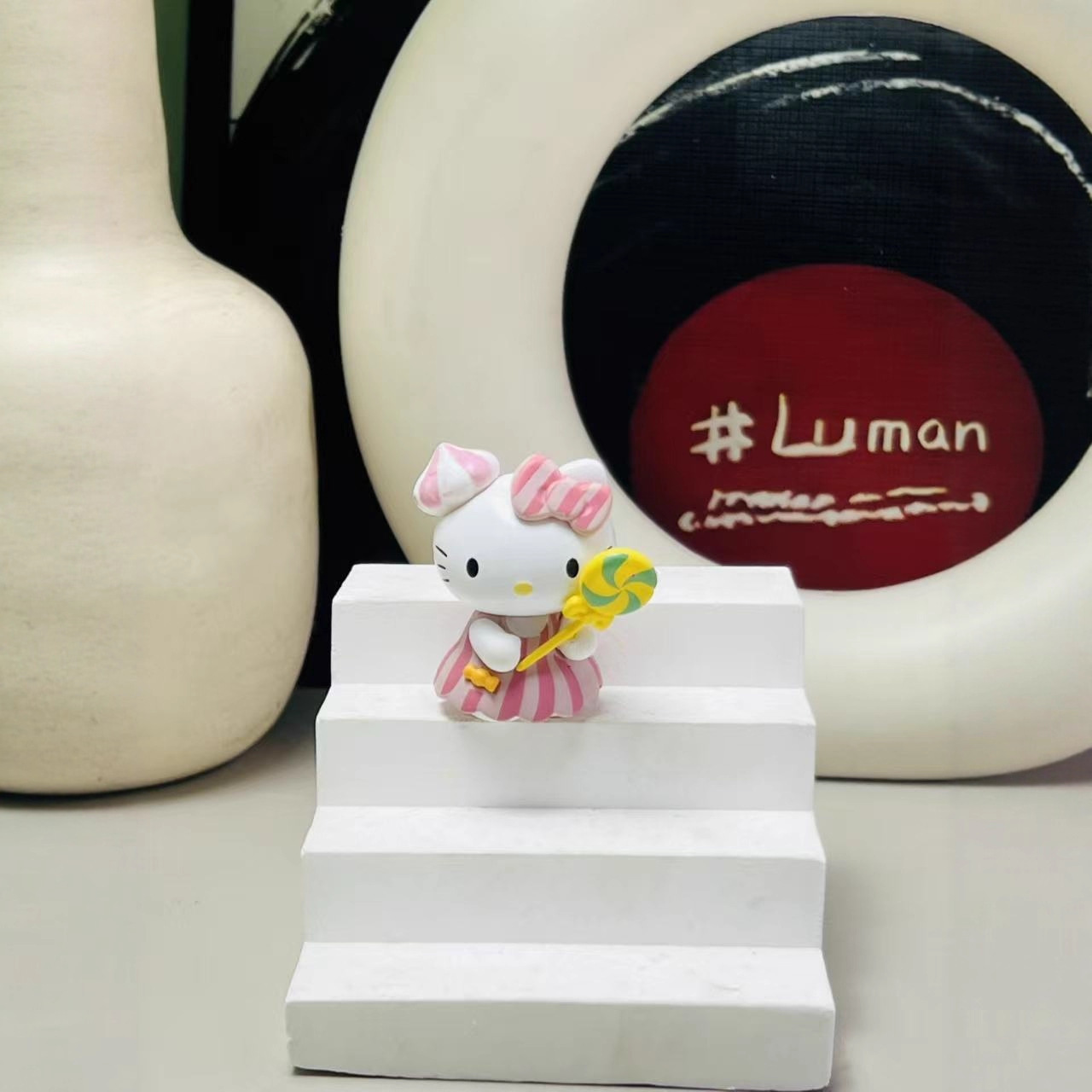 Hello Kt Cat DIY Cute Doll Keychain Toy Figurine Trendy Handmade Gift Wholesale in Stock