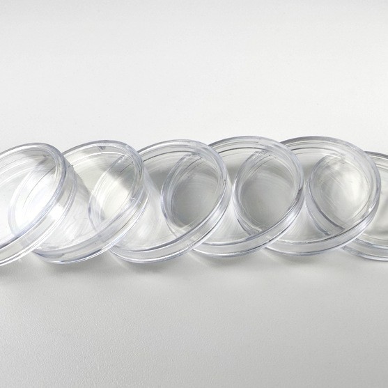 Inner diameter 32/33 to 41mm commemorative coin protection box transparent plastic box coin collection box