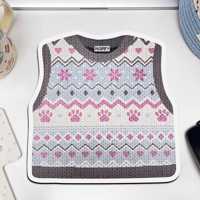 Hot Cute Sweater Mouse Pad Office Dormitory High Color Value Computer Table Pad Home Game Machine Mouse Pad