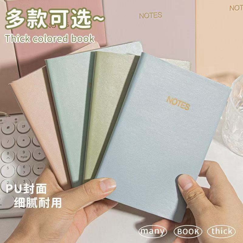 Cross-Border Wholesale C6 Soft Leather Notebook Waterproof Thickened Notebook for Studying, Office Work, Meeting Notes, Excerpt Work Manual